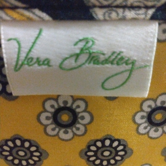 Retired Vera Bradley Yellow Bird Crossbody Wallet Attachable Strap Multipocketed - Picture 3 of 12